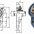Подшипник UCFB 209 (узел в сборе) FBJ  