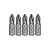 Биты HOGERT PZ1, 25мм, сталь S2, 5шт, HT1S314/40299